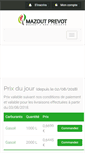 Mobile Screenshot of mazout-prevot.be